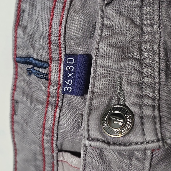 johnnie-O Men's Grey Slim Straight Jeans 36x30 - Picture 3 of 7